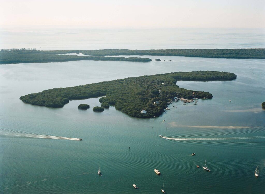 Cabbage Key island beach near cape coral